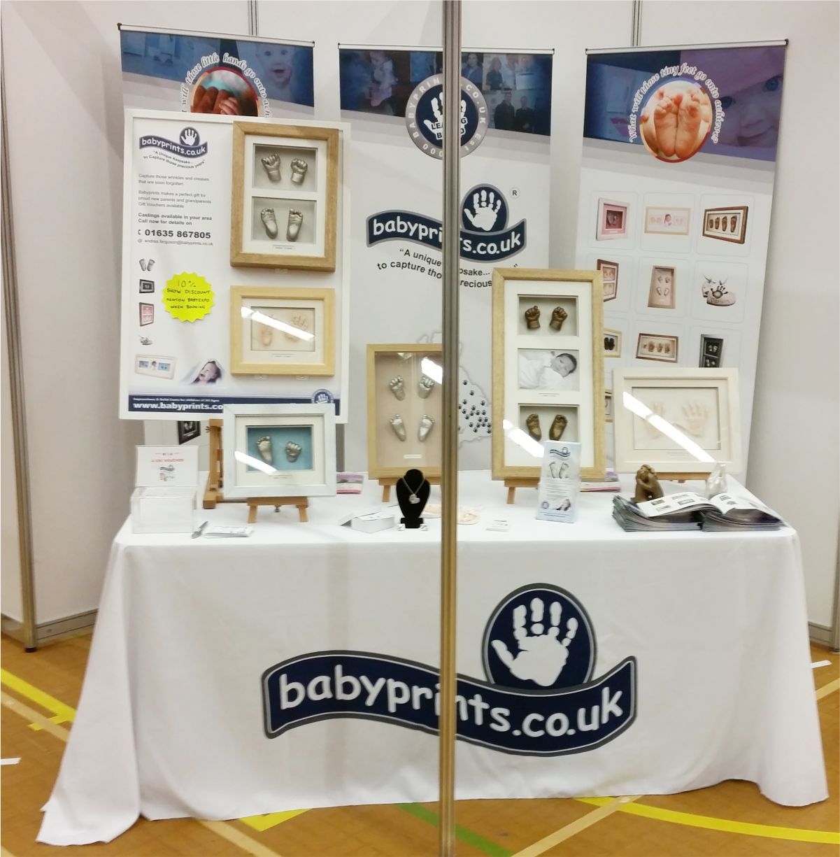 Babyprints at the Baby Expo in Reading