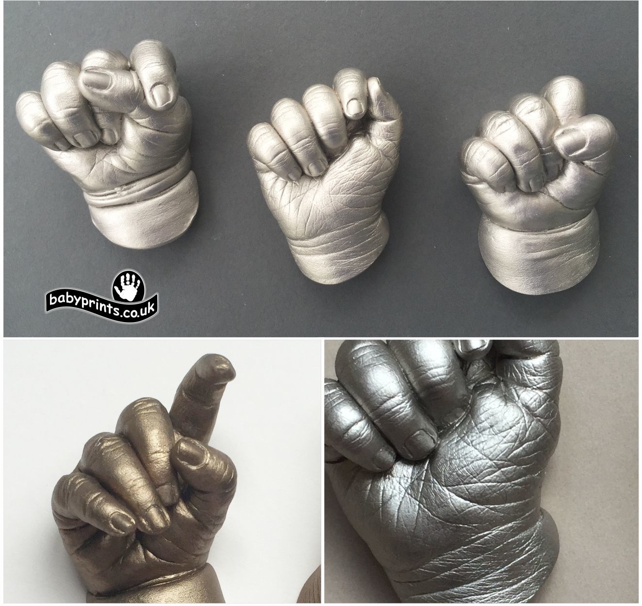 Baby hand casting