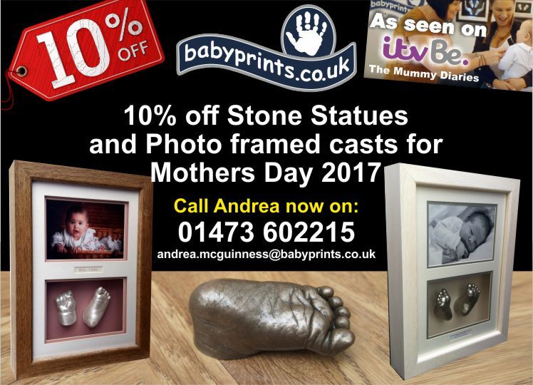 Ipswich Babyprints Mothers day offer