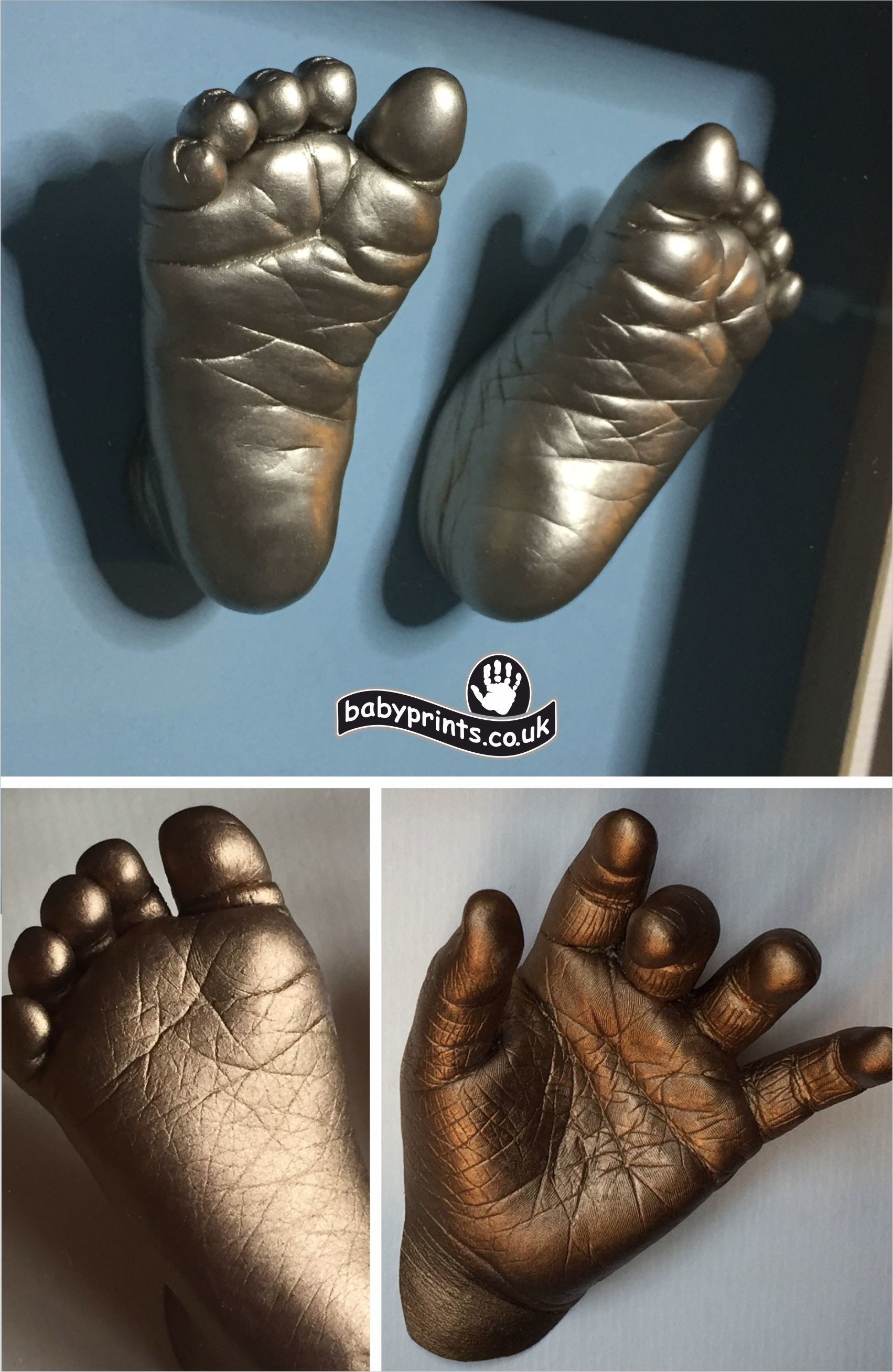 Stunning statues of Baby hands and feet