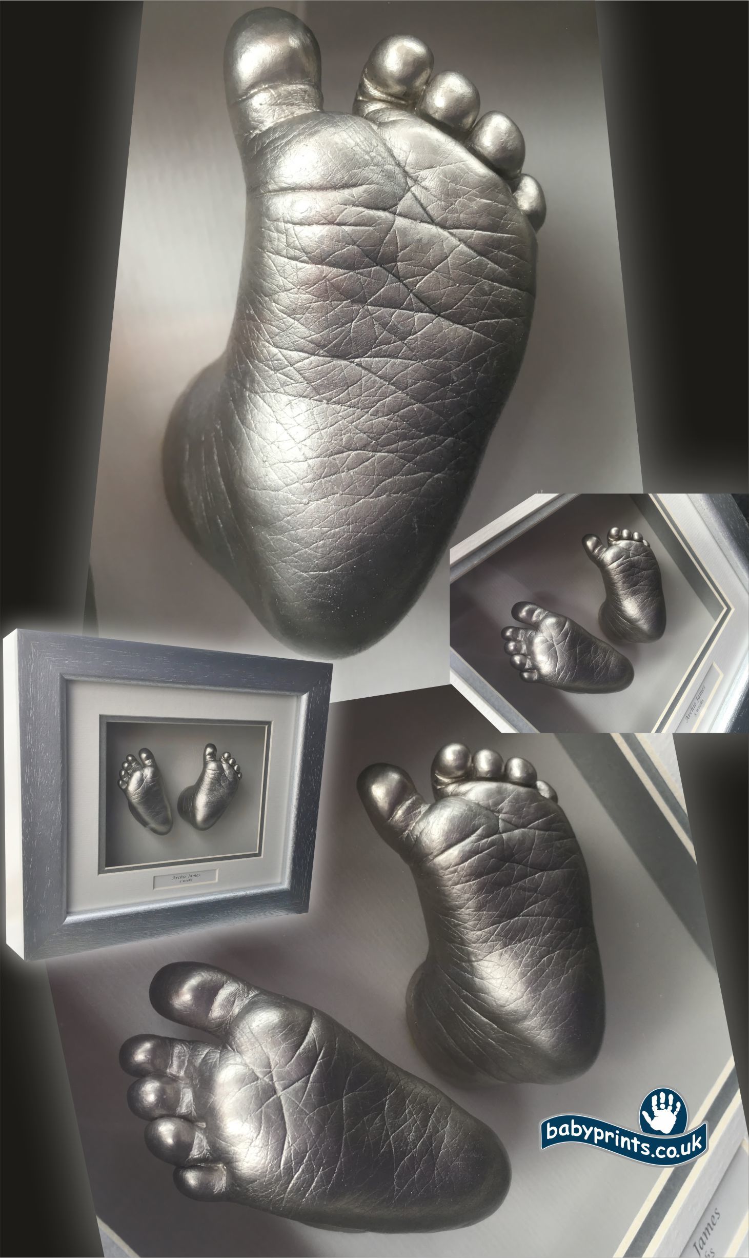 Capture all the detail of your baby’s feet