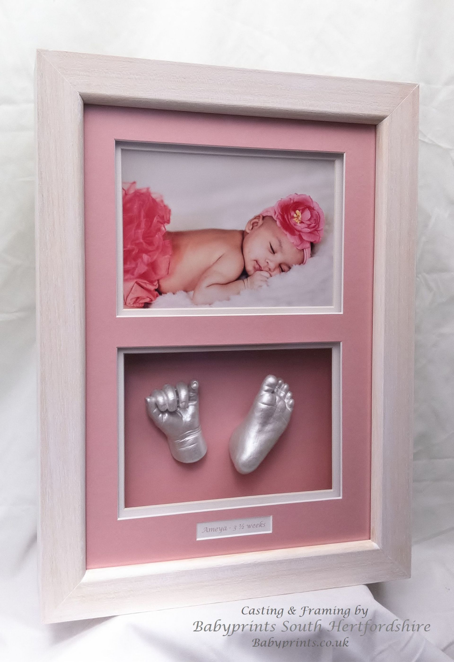 St Albans baby hand and foot casting gifts