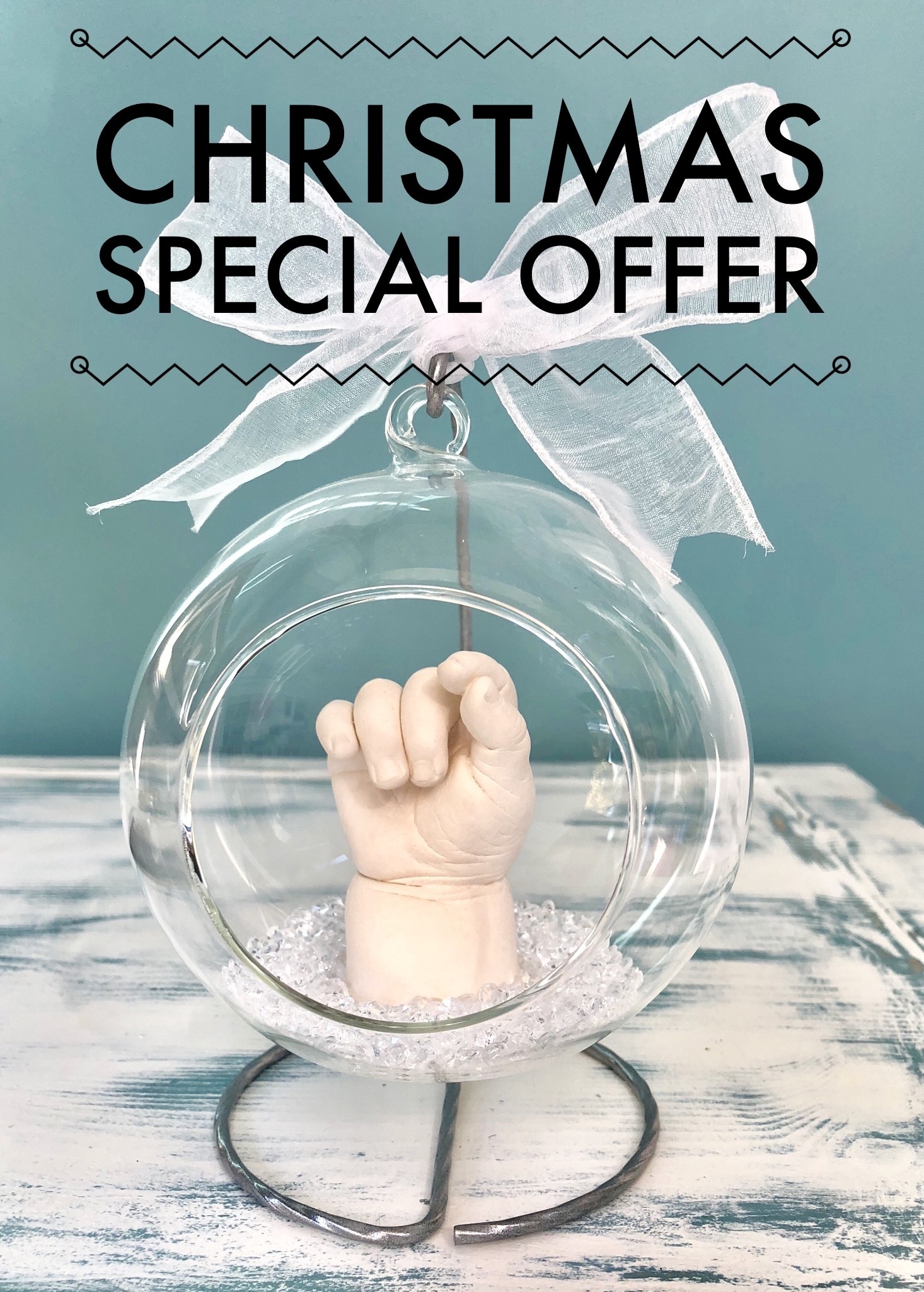 Christmas hand cast Baubles special offer